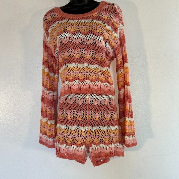 L*SPACE Sun Ray Sweater & Short set - Picture 1 of 16